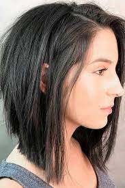 Messy Inverted Long Bob Messyhair Brunettes All The Inverted Bob Hairstyles Stacked C Bob Hairstyles Brunette Inverted Bob Hairstyles Angled Bob Hairstyles