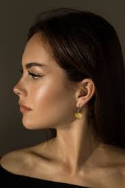 Baltic Amber Heart Drop Earrings