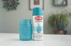 Krylon Aqua Sea Glass Spray Paint Sprinkled And Painted At Ka Styles Co