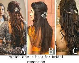 2 918 Likes 149 Comments Cloth Collection Amazon Villa On Instagram A B Or C Comment Bellow Sav Life Hacks Hair Simple Wedding Hairstyles Hairstyle