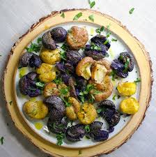 Smashed Potatoes Recipe Smashed Potatoes Side Recipes Vegetarian Recipes