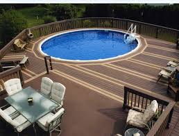 Attractive Round Above Ground Swimming Pool Round Above Ground Pool Backyard Pool Swimming Pools Backyard