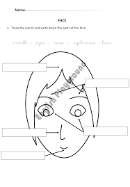 Face Vocabulary For Reception And Year 1 Students Vocabulary Student Face