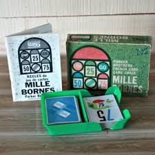 Jeu Mille Bornes 1962 Jeu De Carte Jeu De Societe Jeu De Etsy Card Games Cards Vintage Cards