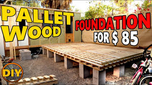 When it comes to building a deck for your above ground pool, it's important to decide what style of deck you'd like. Diy Deck From Wooden Pallet For Shed Tiny House Log Cabin Foundation Youtube