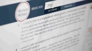 Merriam Webster Singles Out Nonbinary They For Word Of The Year Honors Word Definitions Words American Psychological Association