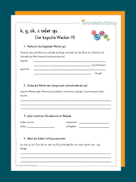 Bildergeschichten zum ausdrucken in der grundschule und in höheren klassen. K G Ck C Oder Qu