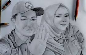 Namun dalam teknik ini lebih sering digunakan melukis wajah dengan menggunakan pensil warna. Teknik Arsir Pengertian Contoh Gambar Arsir Dan Cara Menggambar Gravity Cinta