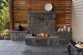 The modern outdoor wall fireplace combine heating and decorative needs. Pin On Firewall