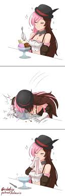 Ice Cream Eating Ice Cream Rwby Rwby Fanart Rwby Comic Rwby Funny