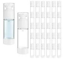 Amazon.com: YEUIKERR 30 Pcs 1 oz Airless Pump Bottle Empty 30ml Clear  Airless Cosmetic Cream Pump Bottle, Vacuum Plastic Refillable Travel Size  ...