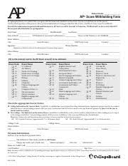 Ap Score Cancellation Form School Code Ap Score Cancellation Form A Canceling Your Ap Exam Score Permanently Deletes It It Cannot Be Reinstated At A Course Hero