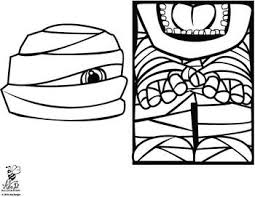 Classic Monster Mummy Bag Puppet Coloring Page Use With Count And Color Candy As A Simple Math Or Sort Paper Bag Puppets Halloween Paper Bags Classic Monsters