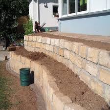 Sandstein Mauer Steine Gelb 20 X 20 Cm Natur Steine Org Natursteine Garten Steinmauer Garten Sandsteinmauer