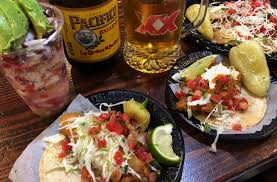 The beer batter instructions in this recipe what to serve with these spicy shrimp tacos. Get Out Of Town Taco Nazo Myburbank Com