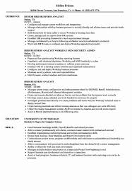 business analyst resume