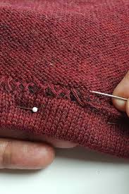 Work in stockinette st for 5 rows. O Jolly Crafting Fashion The Best Hem Knitting Sewing Hems Sewing Seams