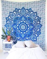 Buy best selling psychedelic, trending trippy, cotton fabric indian mandala tapestry wall hanging, mandala throws, mandala bed sheets and bohemian hippie tapestry art at budget price and decor your bedroom and college dorm instantly. 190 Tapestries Ideas Mandala Tapestry Bohemian Room Bohemian Shop