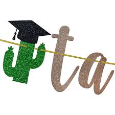 Learn more about how i planned my fiesta themed grad party with taco bell catering, cactus margs . Taco Bout A Grad Banner For Fiesta Graduation Party Decorations Congrats Grad Party Cactus Grad Hats Sign Rose Gold Glitter Walmart Canada