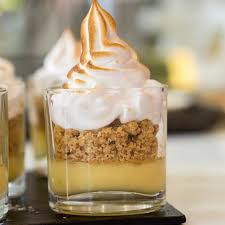 Deconstructed Lemon Meringue Pie Recipe With Lemon Curd And Crumble Recipe Desserts Lemon Curd Recipe Lemon Meringue Pie