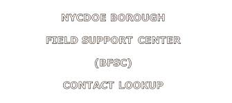 Nycdoe Borough Field Support Center Contact Lookup Uft
