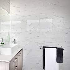 Polar white marble effect matt wall and floor tile 300mm x 600mm. White Marble Effect Wall Tiles Gorgeous White Tiles At Low Prices