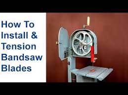 But, a faulty blade can ruin your day no matter how expensive the band saw is!. 49 How To Change A Bandsaw Blade Tension Bandsaw Blades Youtube Bandsaw Band Saw Blades Band Saw Blade