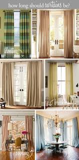 Design Tip How Long Should Curtains Be Floating Above The Floor Breaking On The Floor Or Pooling Home Home Decor Home Deco