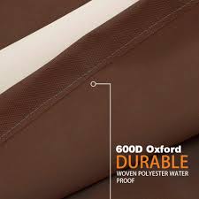 Each cover has a hook at the bottom to keep it securely in place. Buy Vailge Rectangular Coffee Table Cover Outdoor Lawn Patio Furniture Covers With Padded Handles And Durable Hem Cord Heavy Duty And Waterproof Fits Large Rectangular Coffee Table Beige Brown Online