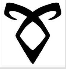 The most common tools of the shadowhunter, and the source of their ability to fight the demonic incursion at all, are the marks of raziel, a complex runic language given by the angel to grant powers beyond mundanes. Himmlische Rune Mortal Instruments Tank Top Etsy