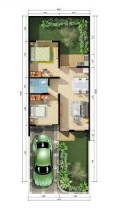 Download game rapelay for android : Lingkar Warna 7 Denah Rumah Minimalis Ukuran 6x15 Meter 2 Kamar Tidur 1 Lantai Tampak Depan