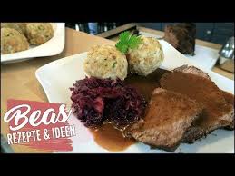 Perfekter Rheinischer Sauerbraten Rezept Einlegen Und Braten Mit Semmelknodel Und Rotkohl Youtube Rheinischer Sauerbraten Sauerbraten Rezepte