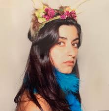 Kiki Smith image in our guest room torn from magazine.