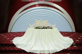 Trendy wedding fall wedding rustic wedding woodland wedding wedding season wedding bells wedding flowers lustre floral moss centerpieces. Image Of Bride And Groom Table Free Photo 100011863