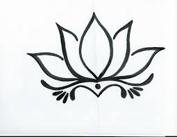 But if you want it this is another outlined tattoo design. Drawing Outline Lotus Flower Drawing Step By Step
