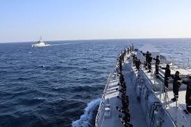 Indian Navy's latest guided missile, INS Tushil, has completed its  inaugural port visit to Dakar, #Senegal. During its 3-day stay in Dakar,  Captain Peter Varghese engaged with the Chief of Staff of