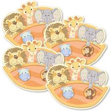 Noah S Ark Decorations Diy Baby Shower Party Essentials Set Of 20 Walmart Com