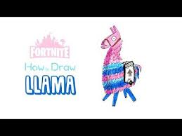 This cute supply llama is a loot cache in fortnite's battle royale. How To Draw The Fortnite Llama Llama Drawing Drawings Drawing Tutorial