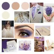 Wedding Inspiration Purple Champagne