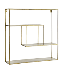Madam Stoltz Gold Square Shelving Unit Trouva Etagere Laiton Etageres Murales Parement Mural