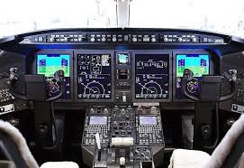 Inside The Pilot Cabin Of The Bombardier Challenger 350 Helicopter Cockpit Private Jet Cockpit