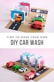 Make Our Fun Diy Car Wash Use Our Aussie Mini Vehicles Diy Toys Car Diy Car Wash Diy Kids Toys