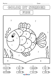 free color by number worksheets cool2bkids