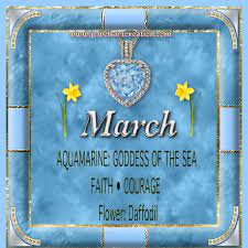 Jewels Art Creation September Baby Birth Month March Birth Stone