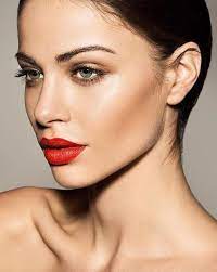Women Details Spin Model Management Englisch Bridal Makeup Red Lips Contour Makeup Dramatic Bridal Makeup