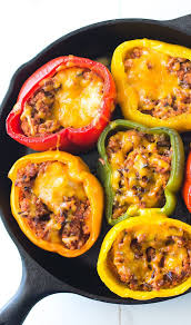 Easy Ground Turkey Stuffed Peppers Recipe Stuffed Peppers Ground Turkey Stuffed Peppers Recipes