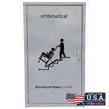 Designed for an almost instantaneous deployment and operation on any surface, this evac stair chair is a must safety device for multi story residential or commercial buildings. Mobi Ez Stair Storage Cabinet