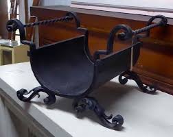Liven up your home décor with the fireplace log holder/tool set. Ic0821 Antique Fireplace Log Holder Legacy Vintage Building Materials Antiques