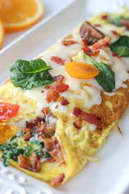 Spinach And Bacon Omelette Omlet Recipes Fodmap Recipes Omelette Recipe