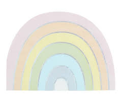 Diy rainbow unicorn ♥ regenbogen einhorn tutorial. Ginger Ray Serviette Regenbogen Pastell
